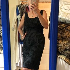 NWT vintage beaded satin evening dress